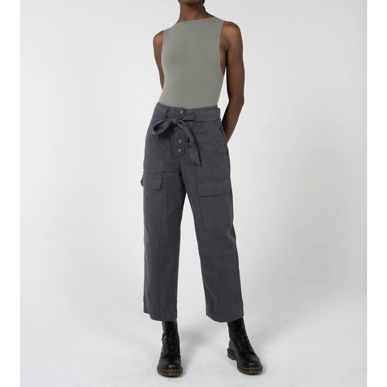 New Unpublished Mia Utility Pant In Blue Note